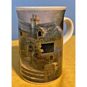Thomas Kinkade Mug Hollyhock House Coffee Tea Cup 2004